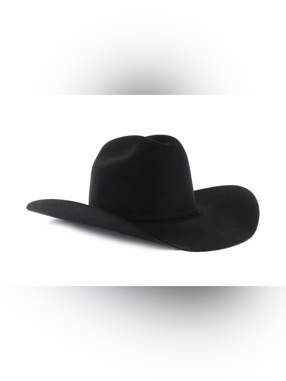 Rodeo King Rodeo 5x Felt Black Cowboy Hat(6 3/4)